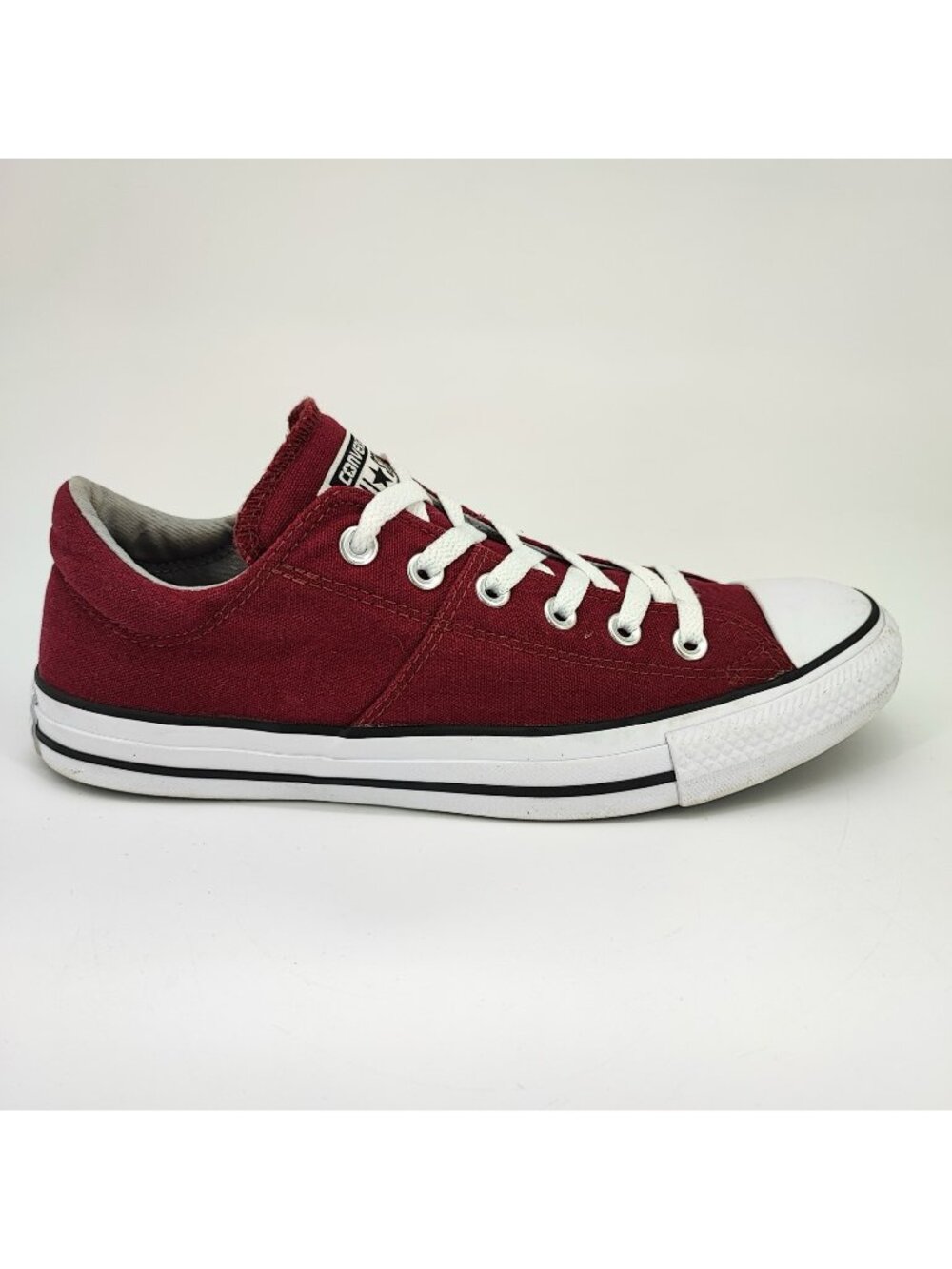 Converse Chuck Taylor All Star Madison Womens 10 Maroon Canvas Low Top Sneakers